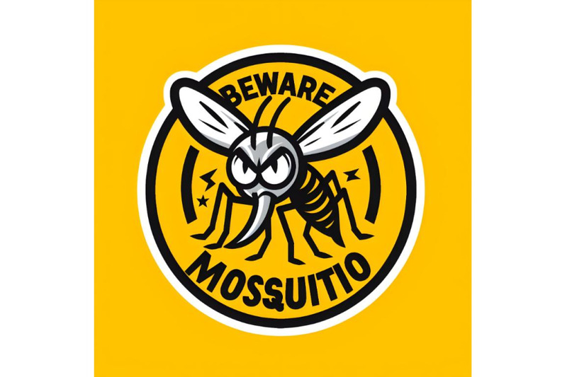 vector-sign-beware-mosquito