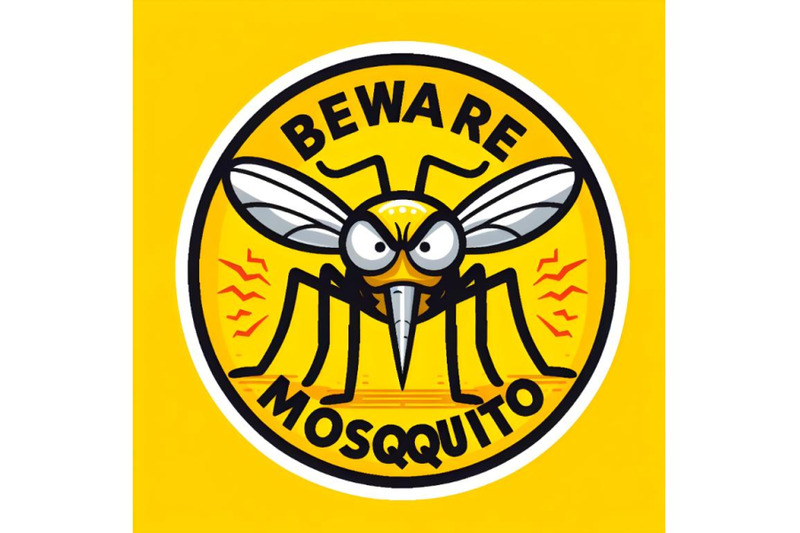 vector-sign-beware-mosquito