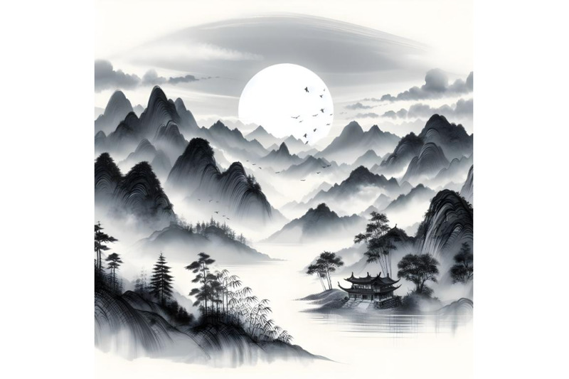 chinese-painting-mountain