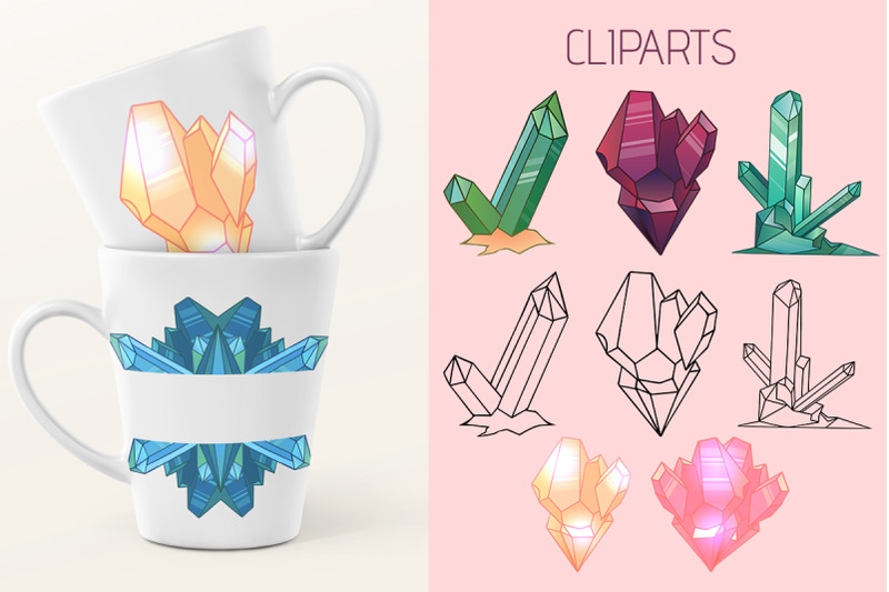 gemstone-clipart-collection