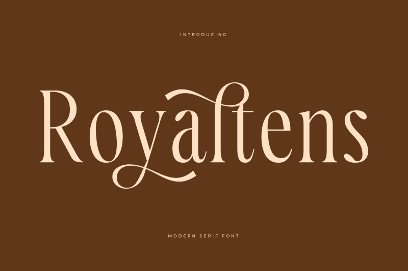 royaltens-modern-serif-font