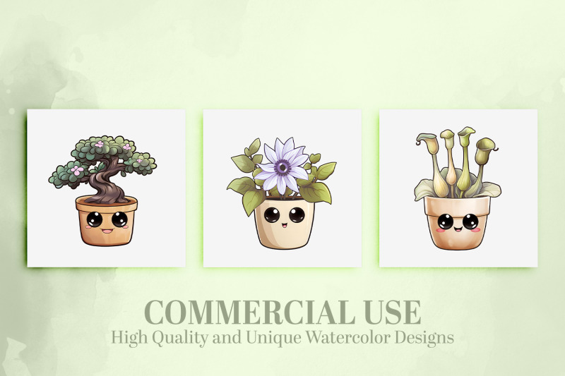kawaii-exotic-plants-clipart-cute-plant-pngs-for-commercial