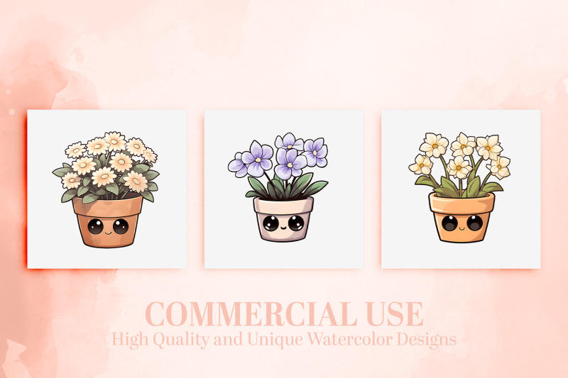 kawaii-flower-cliparts-bundle-cute-potted-plant-pngs-tulip