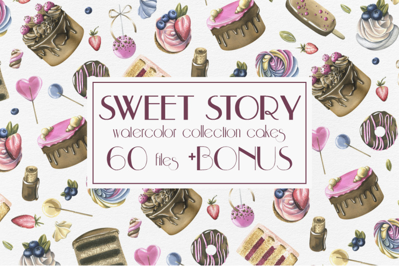 sweets-cakes-watercolor-clip-art