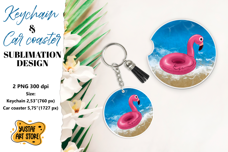 cruise-keychain-sublimation-cruise-car-coaster-sublimation