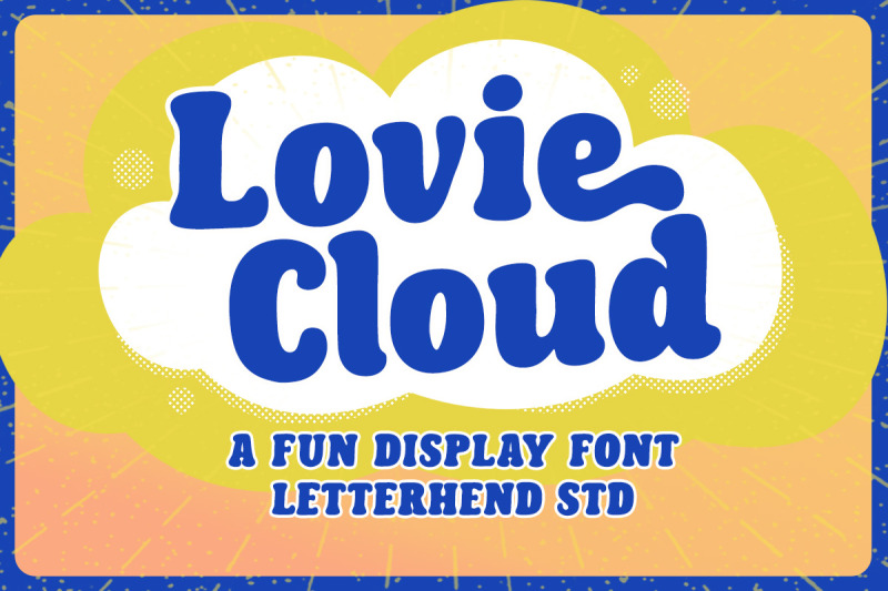 lovie-cloud-fun-display-font