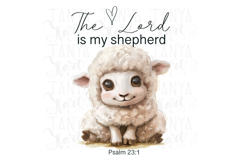 lord-is-my-shepherd-religious-png-sheep-nursery-bible-verse