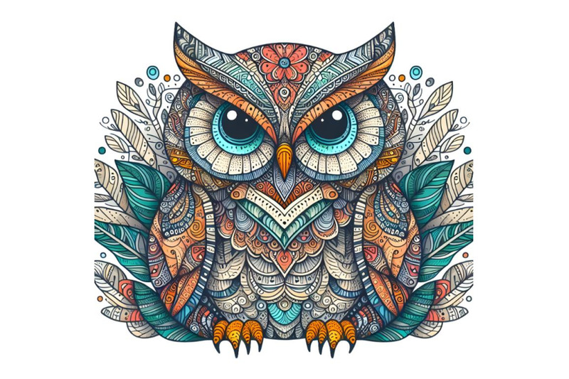 zentangle-stylized-owl