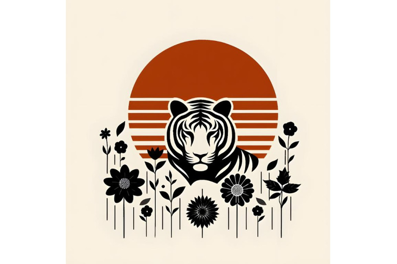 minimalist-tiger