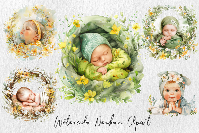 watercolor-spring-newborn