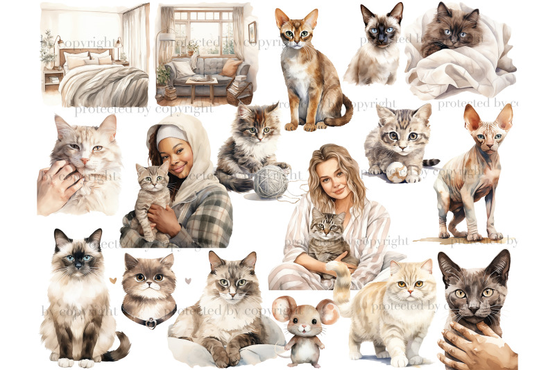 cat-lover-clipart-pet-illustration-png-collection