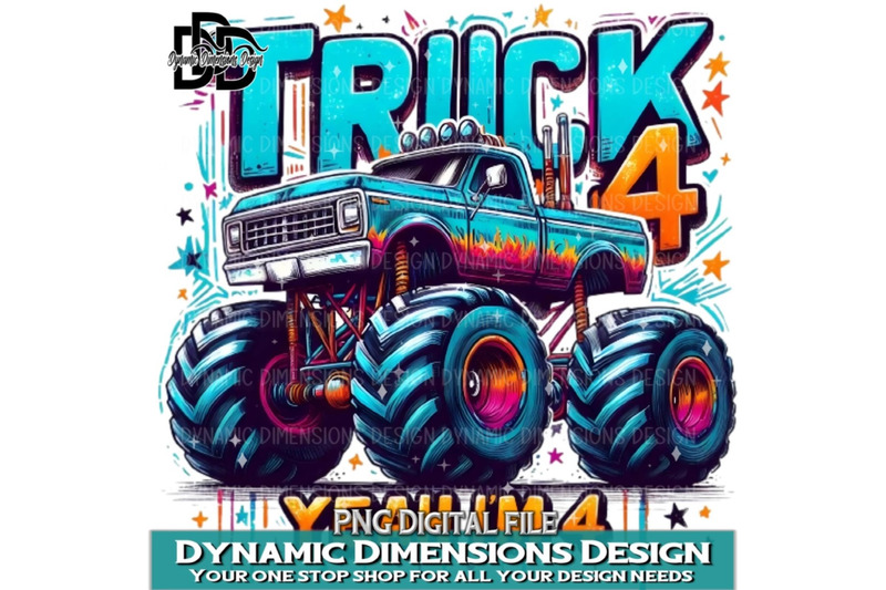 monster-truck-png-monster-truck-birthday-four-4-fourth-four-year