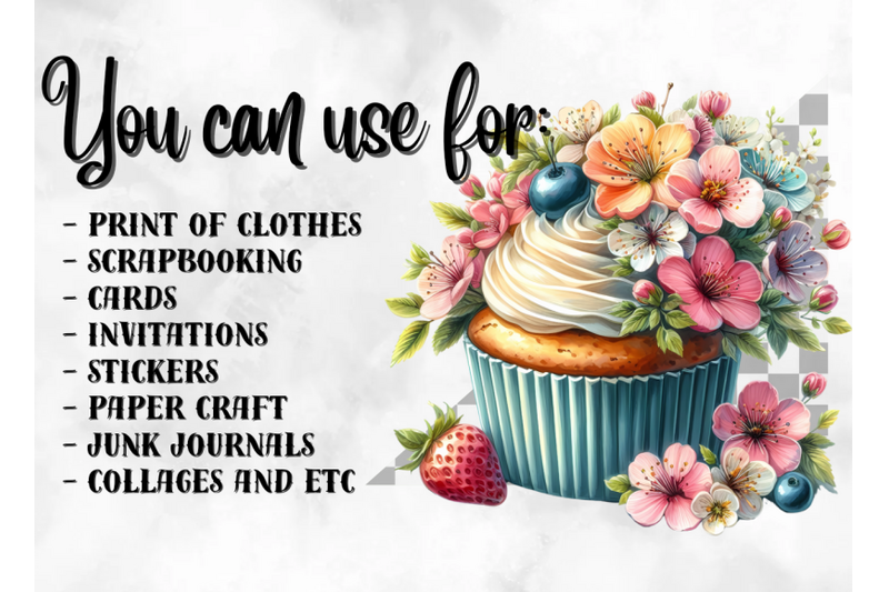 cupcake-clipart-spring-flowers-cakes