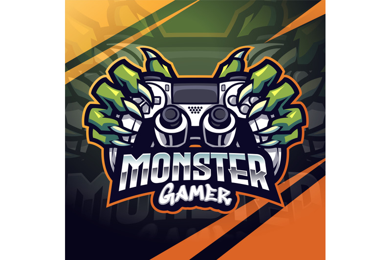 monster-gamer-esport-mascot-logo-design