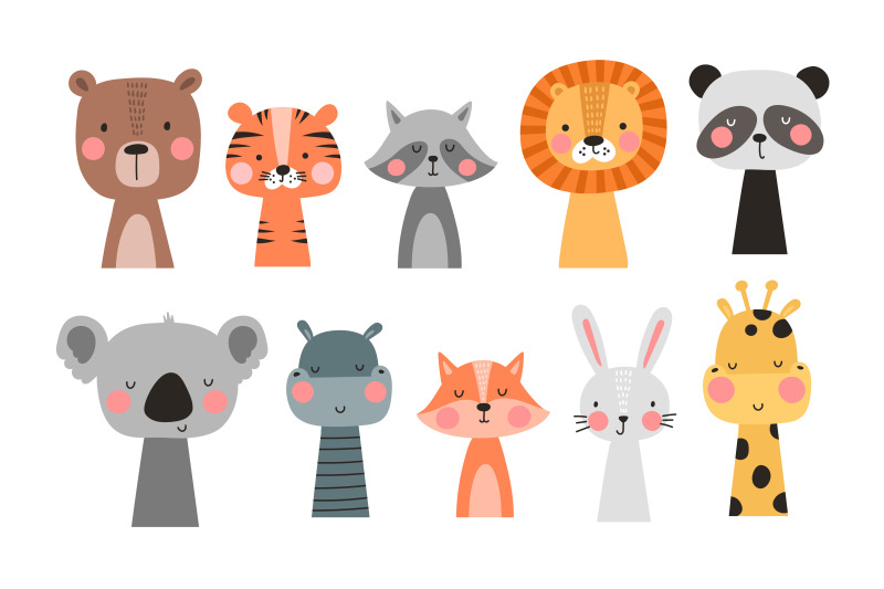 cute-animals-set-cartoon-wild-animals