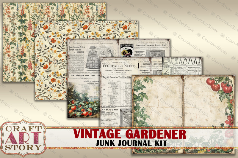 vintage-gardener-junk-journal-pages-printables