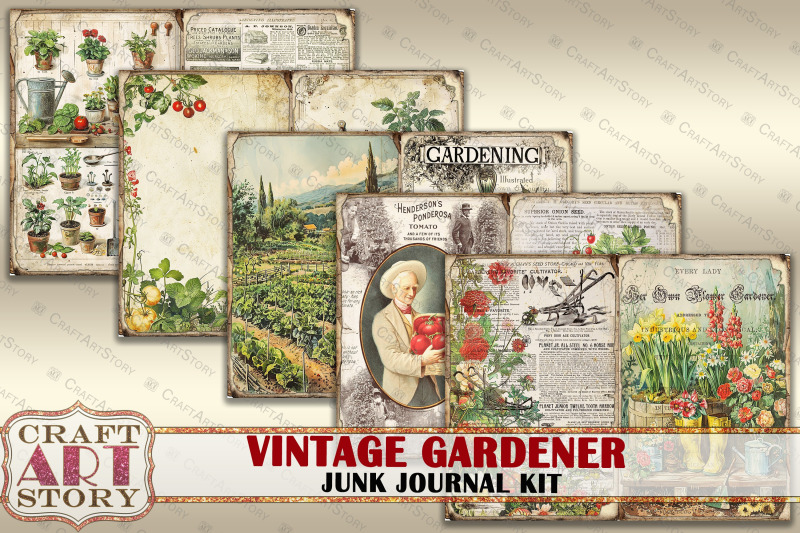 vintage-gardener-junk-journal-pages-printables