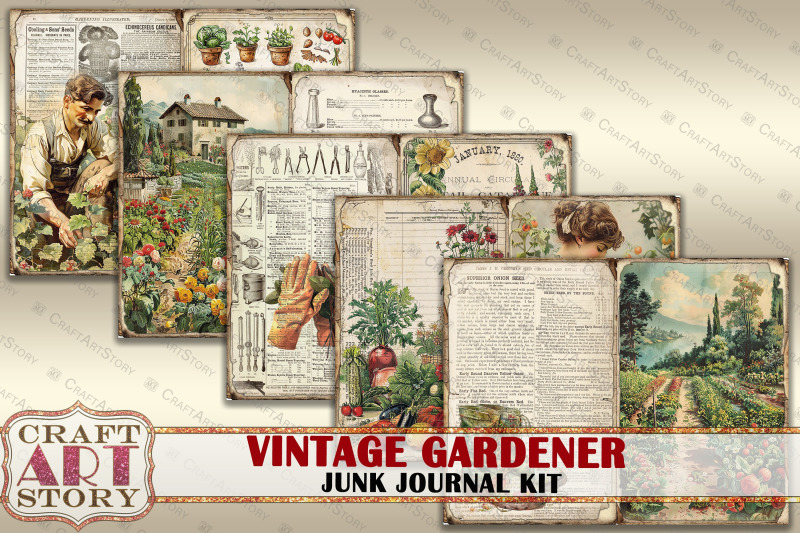 vintage-gardener-junk-journal-pages-printables