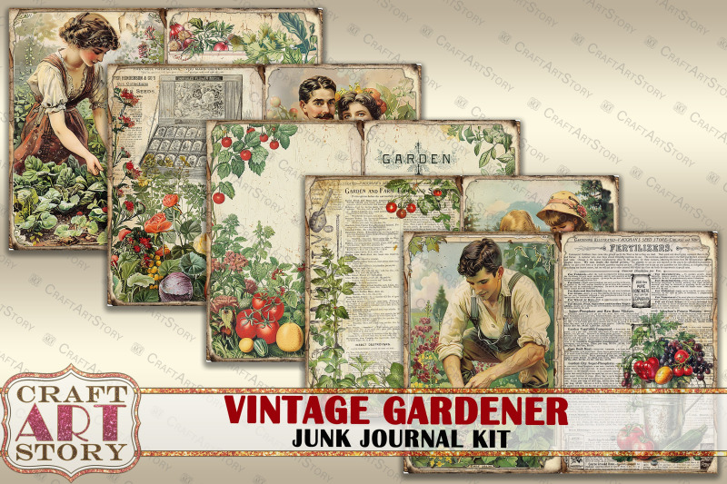 vintage-gardener-junk-journal-pages-printables