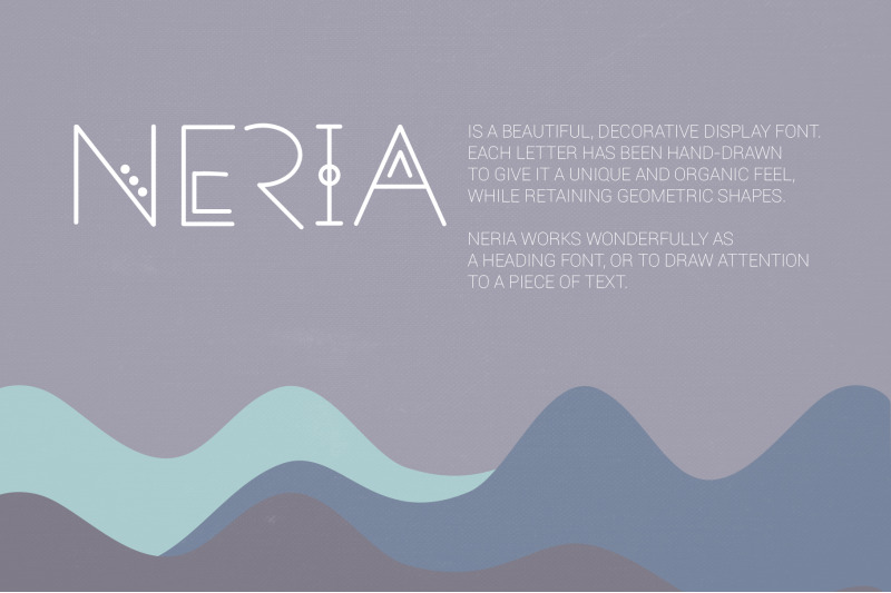 neria-ornate-display-font