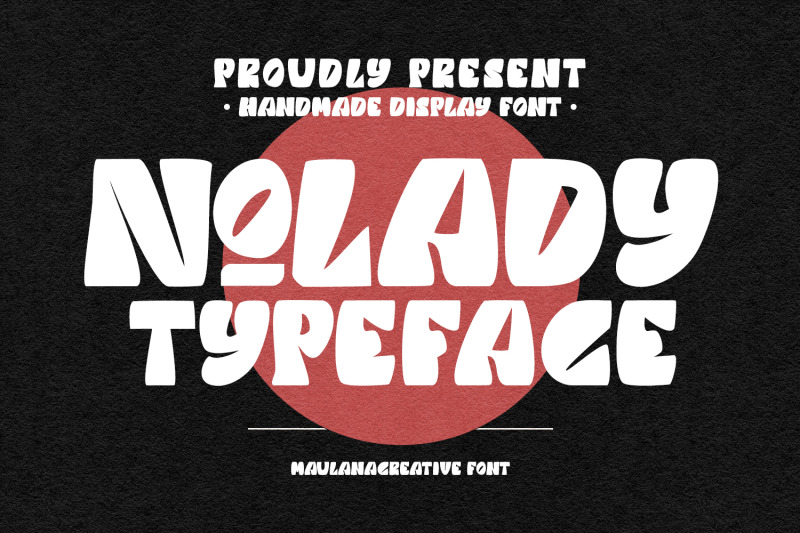 nolady-handmade-display-font
