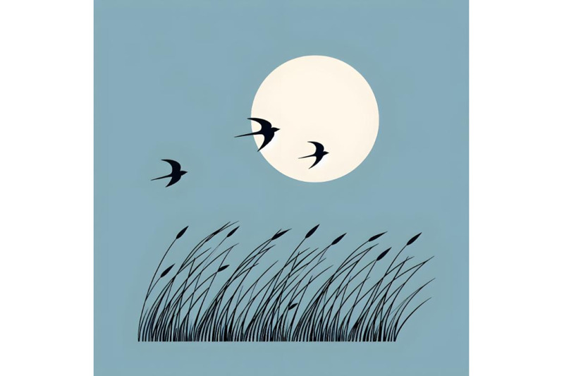 grass-silhouette-and-moon