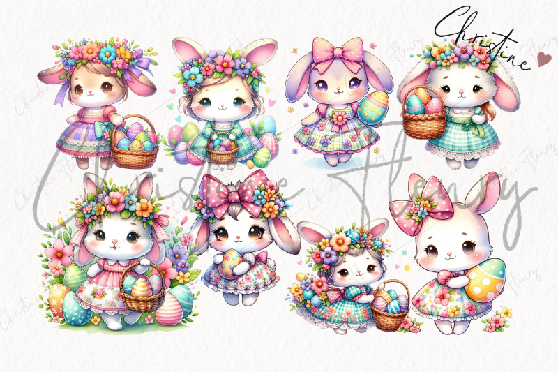 kawaii-easter-bunnies-clipart