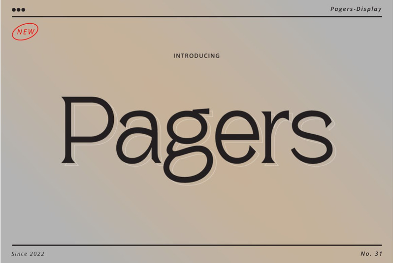 pagers-display-serif