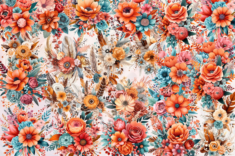 boho-flowers-png-watercolor-floral-clipart-bouquets-elements-commer