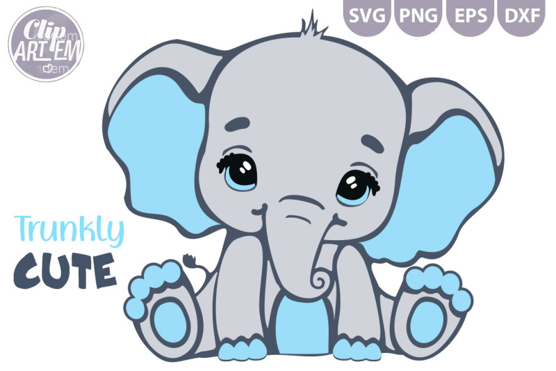 baby-boy-elephant-blue-ears-and-tummy-cutting-svg-dxf-eps-vector