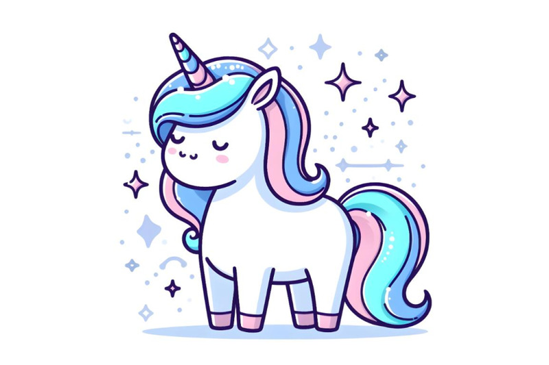 simple-cute-magic-unicorn
