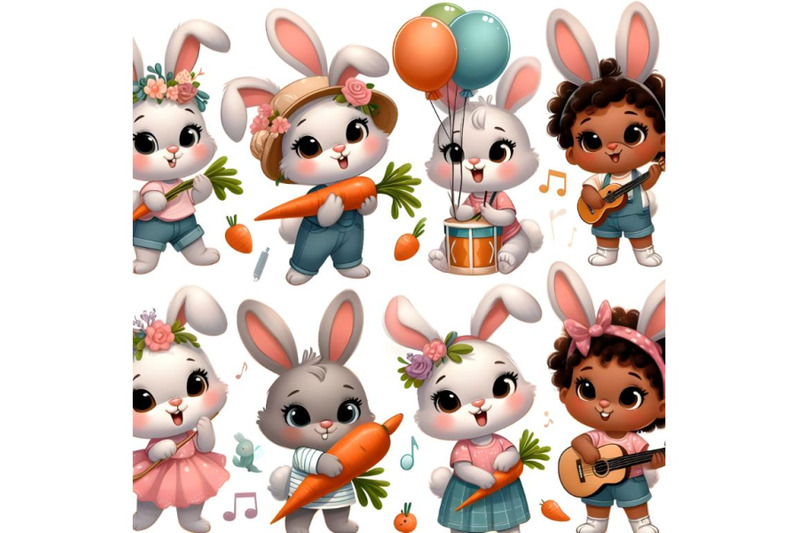 cute-cartoon-rabbits