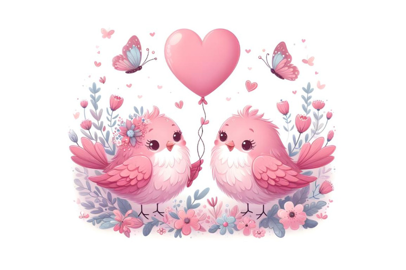 two-very-cute-pink-birds-in-love