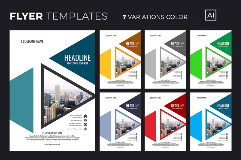 flyer-template-set-bundle-v012