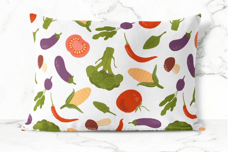 fruits-and-vegetables-paper-seamless-patterns