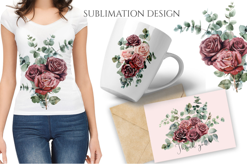 bloom-roses-bouquets-flowers-clipart-png-sublimation-desing
