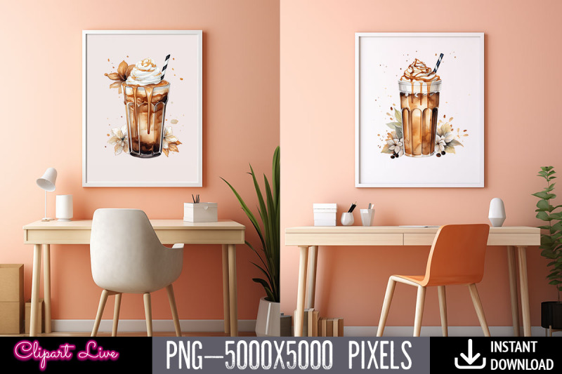 winter-cold-coffee-drinks-clipart-bundle