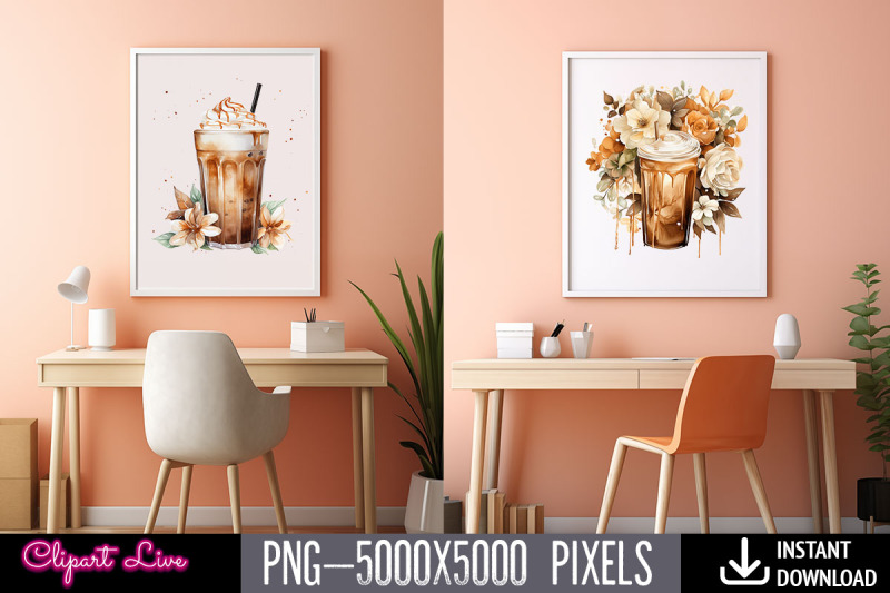 winter-cold-coffee-drinks-clipart-bundle