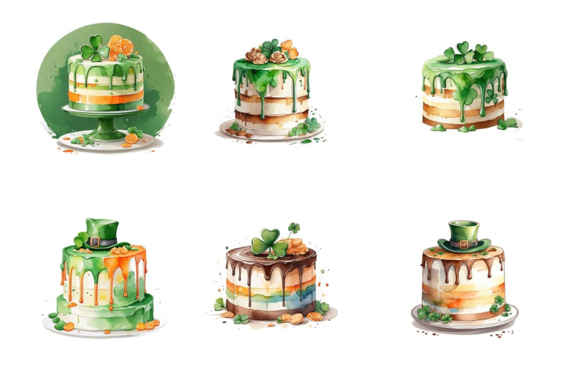 34-st-patrick-039-s-day-cakes-clipart