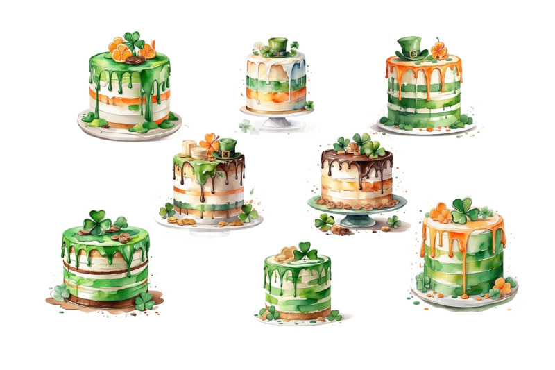 34-st-patrick-039-s-day-cakes-clipart