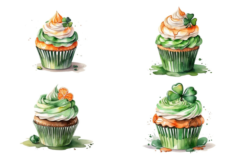 22-st-patrick-039-s-day-cupcakes-clipart