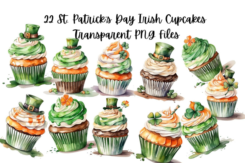 22-st-patrick-039-s-day-cupcakes-clipart