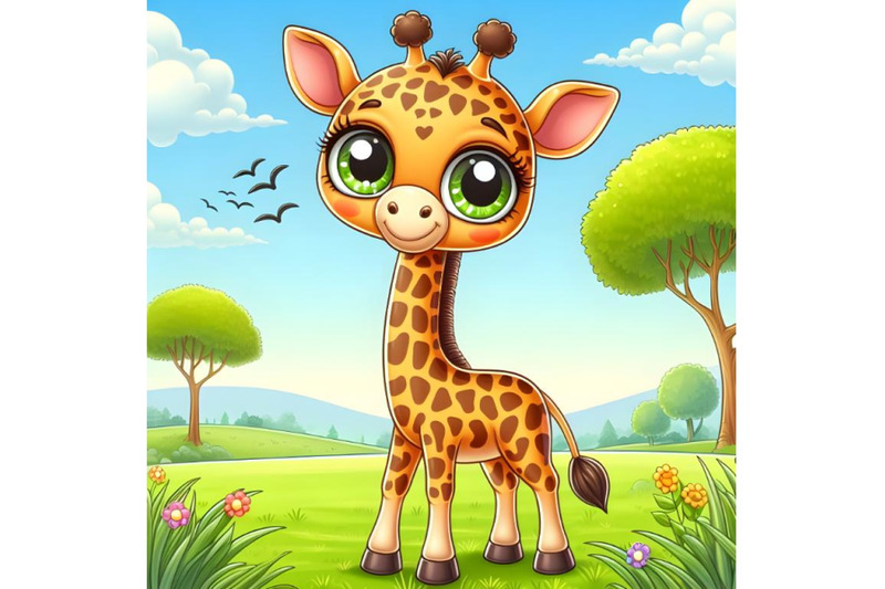 cute-cartoon-giraffe