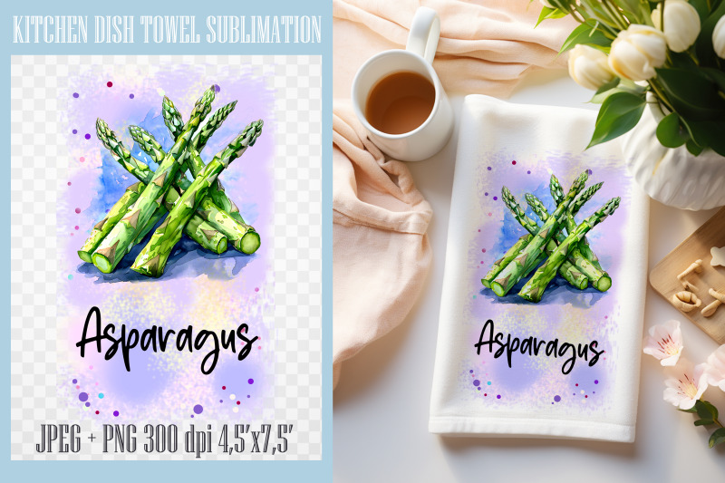 asparagus-2-png-kitchen-dish-towel-sublimation