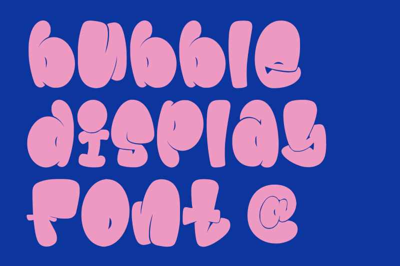 jamboo-fat-bubble-display-font