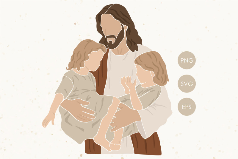 jesus-and-children-png