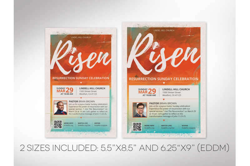 risen-easter-church-postcard-template-canva-church-invitation