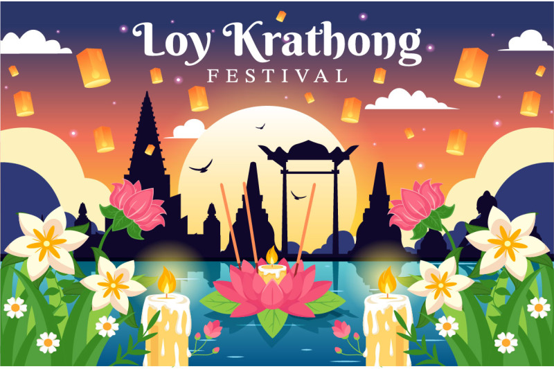 10-loy-krathong-festival-illustration