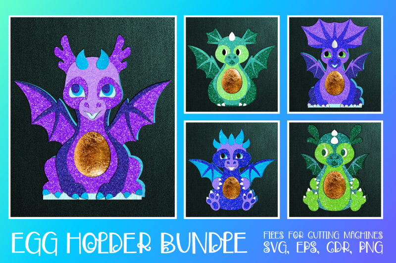 cute-dragon-easter-egg-holder-bundle-paper-craft-templates