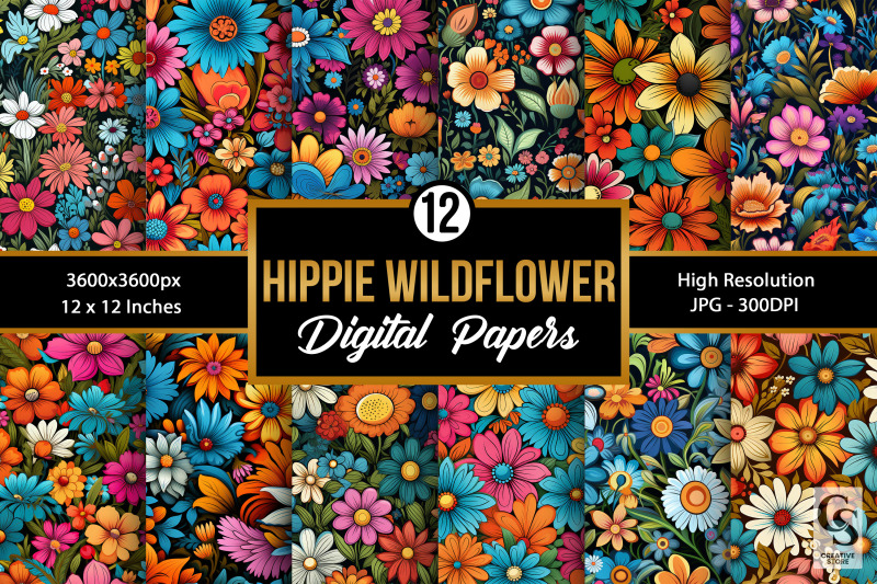 hippie-wildflowers-pattern-digital-papers